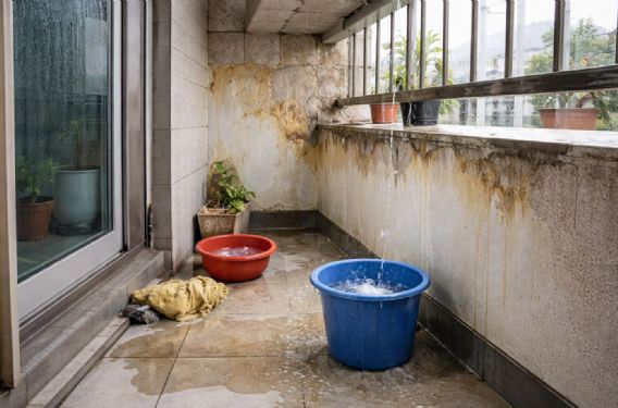 防水做不好，設計再美都白費：陽台漏水規劃重點